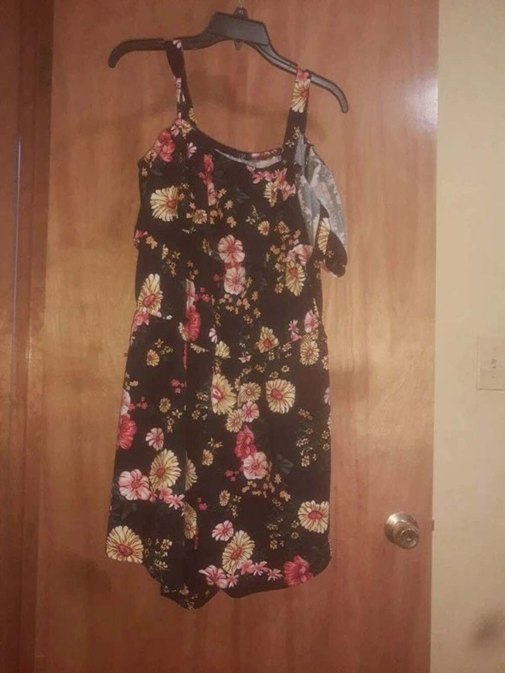 Blue flower onesie